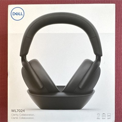 Dell WL7024 Wireless Bluetooth ANC Headset Black USB-C USB-A 3.5mm Headband