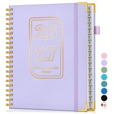 Planner 2026-2027, 18 Months Weekly and Monthly Hardcover Planner, January 20...