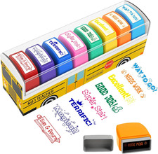 Teacher Stamps for Grading, Teacher Appreciation Gifts, School Bus Self Inking T