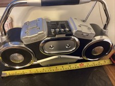 Harley Davidson Motorcycle Nashville AMFM Cassette Portable Stereo Radio Boombox
