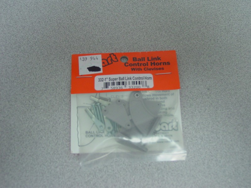 Robart #332 1" Large Ball Horn/Clevis