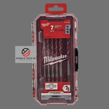 Milwaukee SHOCKWAVE Impact 7 Pc Hammer Drill ...