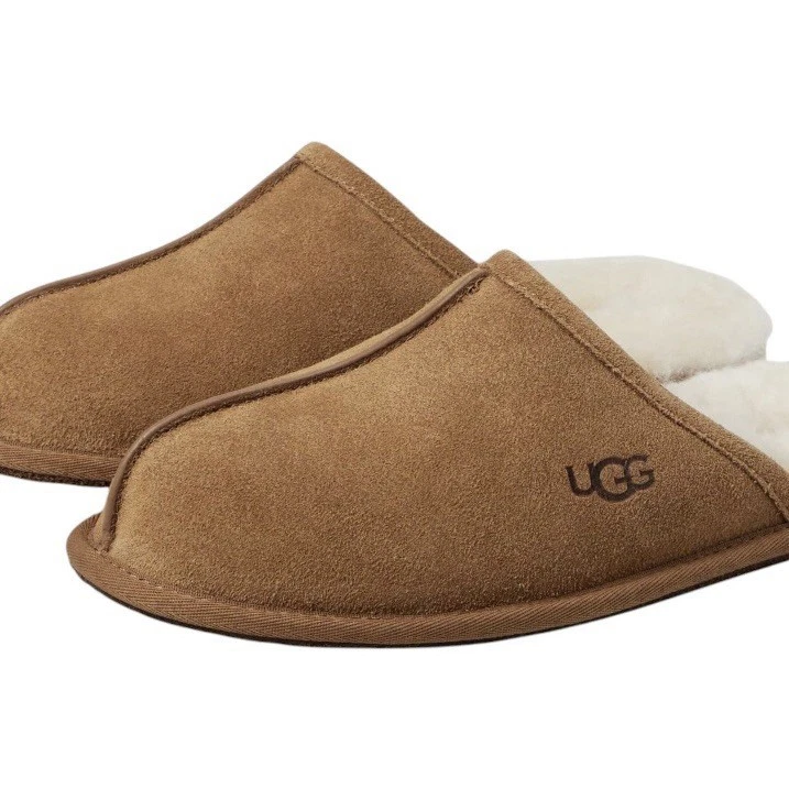 UGG Australia Scuff Men's Slippers US Size 9 - Chestnut - Great Condition - Image 3 of 4