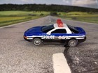 TYCO Batman Gotham Police Car Blu/Wht 440x2 Chassis  — photo 2