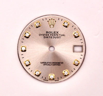 ORIGINAL Rolex Dial 31mm Datejust Silver TT YG w Date 68273/78273