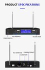  G-MARK G210V Professional 2 Channels Handheld Microphones System. — photo 8