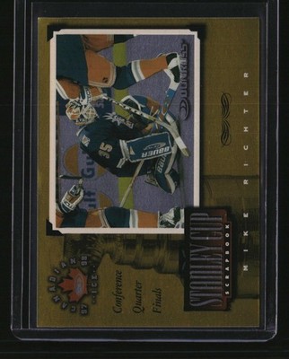 1997-98 Donruss Canadian Ice #15 Mike Richter Stanley Cup Scrapbook #/2000