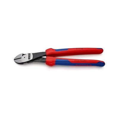 KNIPEX - 74 22 250 SBA - 10''High Leverage 12° Angled Diagonal Cutters