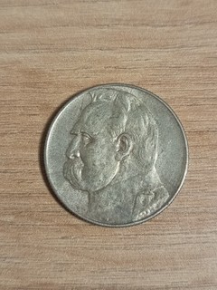 5 Zł 1936 Silber Piłsudski