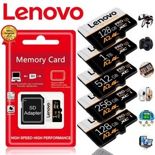 High Speed Lenovo Memory Card 1tb Micro Sd Card Class 10 Xc Tf Card Adapter
