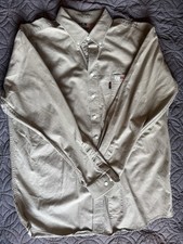 Cinch WRX FR Long Sleeve Button Down Shirt BEIGE, XXLarge, Flame Resistant CAT2