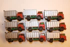 Nine (9) Vintage 1968 - 1972 Matchbox Lesney GMC Tipper Trucks #26