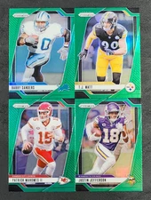 2024 Prizm Football GREEN PRIZMS 1-250 You Pick the Card - READ