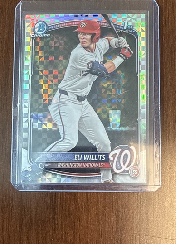 2025 Bowman Chrome Draft Eli Willits #BDC-1 X-Fractor Refractor RC Rookie