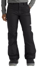 The North Face Girl's Size M Black Freedom Insulated Dryvent Snow/Ski Pants
