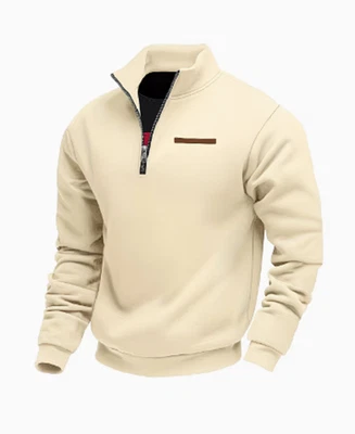 Sweatshirt Sport Uni pour Printemps, Automne Homme T: XL neuf BEIGE - Photo 1/2