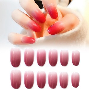 Détails Sur 24pcs Bricolage Tête Ronde Court Faux Ongles Finger Nail Art Color Design Solide