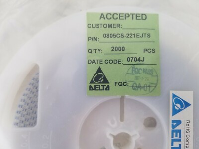 20 pcs Wire Wound Inductors SMD 0805CS-221EJTS 220 nH SMD 2012 equic Coilcraft