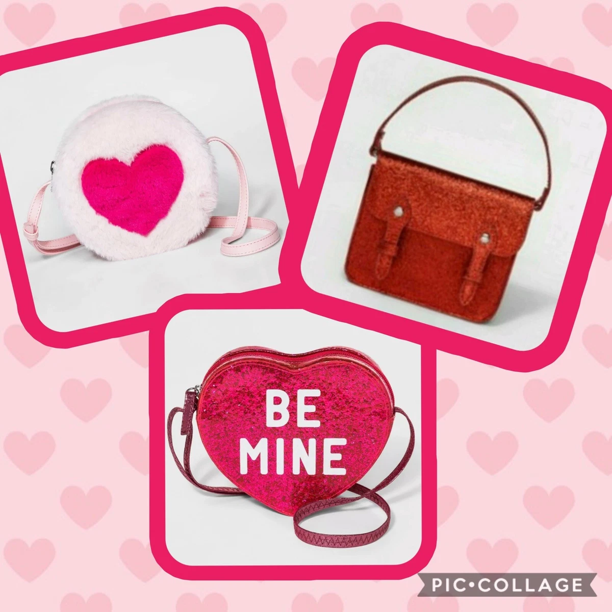 Girls' Velvet Heart Crossbody Bag - Cat & Jack™ Pink