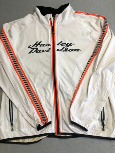 Harley Davidson Jacket Adult Large Full Zip Motorcycle Stand Collar