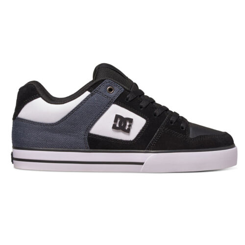 DC Pure SE BKW Low Top zapatos zapatos zapatillas de skate zapatillas zapatos de patinador black grey  - Imagen 1 de 2