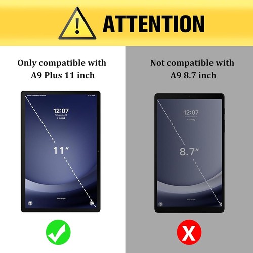 Samsung Galaxy tab a9 plus leather case Flip Smart Stand 11" SM-X210 X215 X216 - Picture 2 of 12