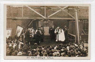 VERANSTALTUNG IN DER ST MATTHEWS HALL, BARROW-IN-FURNESS: Lancashire Postkarte (C75390)