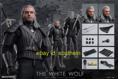 Buzztoys Buz001 1/6 The White Wolf Witcher In Stock Action Figure