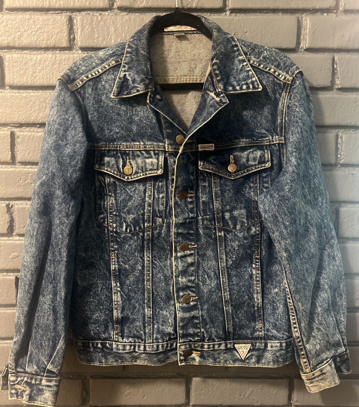 Vintage Guess By Georges Marciano Denim Jacket Wo… - image 1