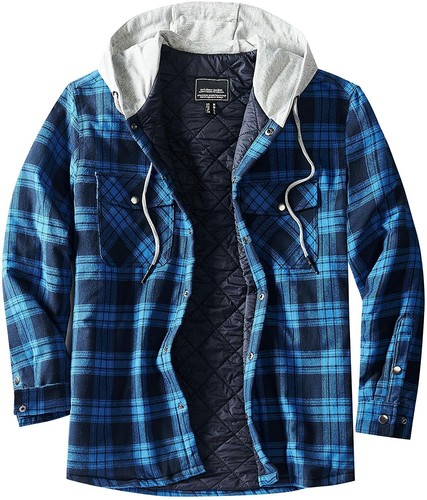 thick flannel with hood