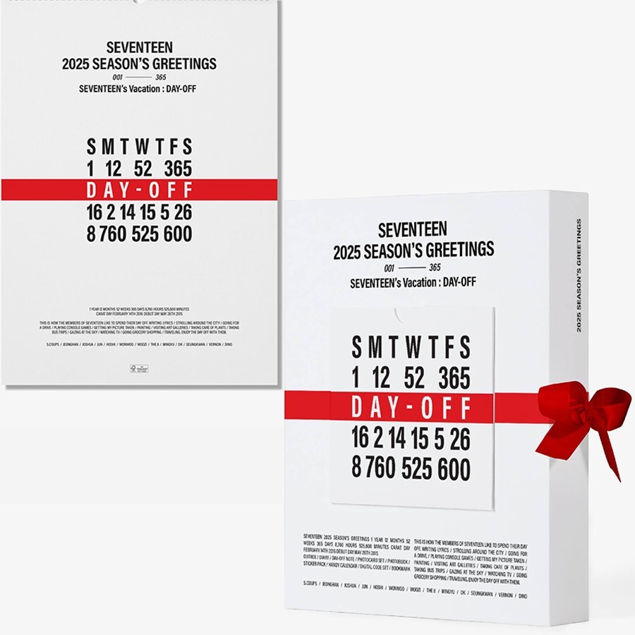SEVENTEEN 2025 SEASON'S GREETINGS/Code+Calendar+Diary+Photo Book+