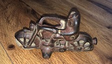 BROKEN Antique VTG Champion 6 1930's Cast Iron Police Motorcycle Original