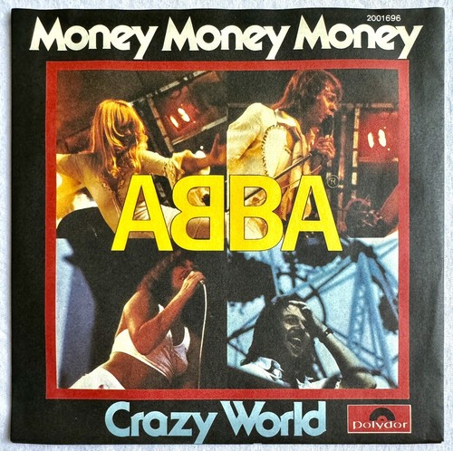 ABBA -Money Money Money- Rare 1984 German Issue 7” In Picture Sleeve (Vinyl)