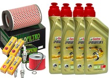 TAGLIANDO YAMAHA XJR 1300 CASTROL 10W40 FILTRO OLIO ARIA CANDELE 2015