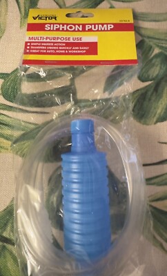 1 Pc Original Victor Siphon Pump Multipurpose  Authentic Simple Squeeze Action