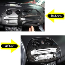 ABS Carbon Fiber Interior Dash Panel Trim Cover Fits Mitsubishi ECLIPSE 2006-11