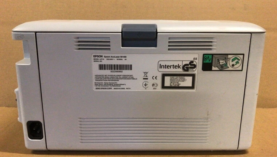Epson AcuLaser M1400 A4 Mono Laser Printer C11CB77031BY - Image 3 of 4