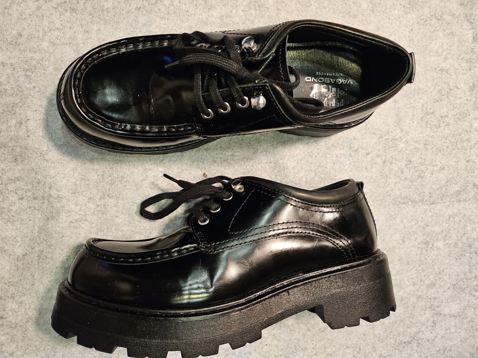 SAOLA Mocassino VAGABOND Svezia Cosmo 2.0 Lug Sole Derbys US 9 EU 39 nuovo scatola