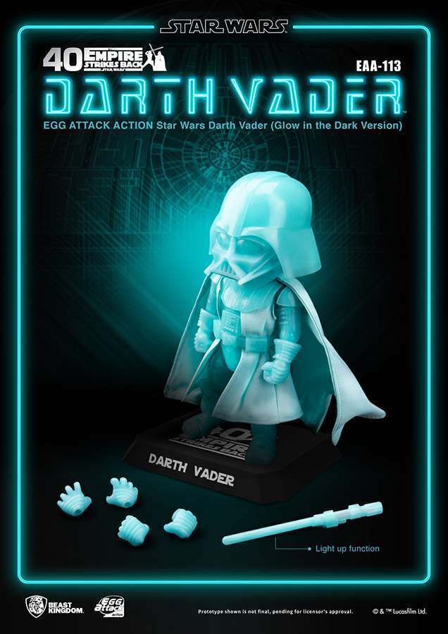 77567 Sw Egg Aa Darth Vader Glow I/T Dark Ver