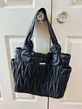 Timi  Leslie Black Diaper Bag/Purse With Multiple Strap Options
