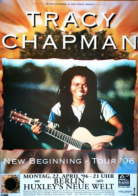 TRACY CHAPMAN  1996 BERLIN - orig. Concert Poster - Konzert Plakat  A1 xx - YY