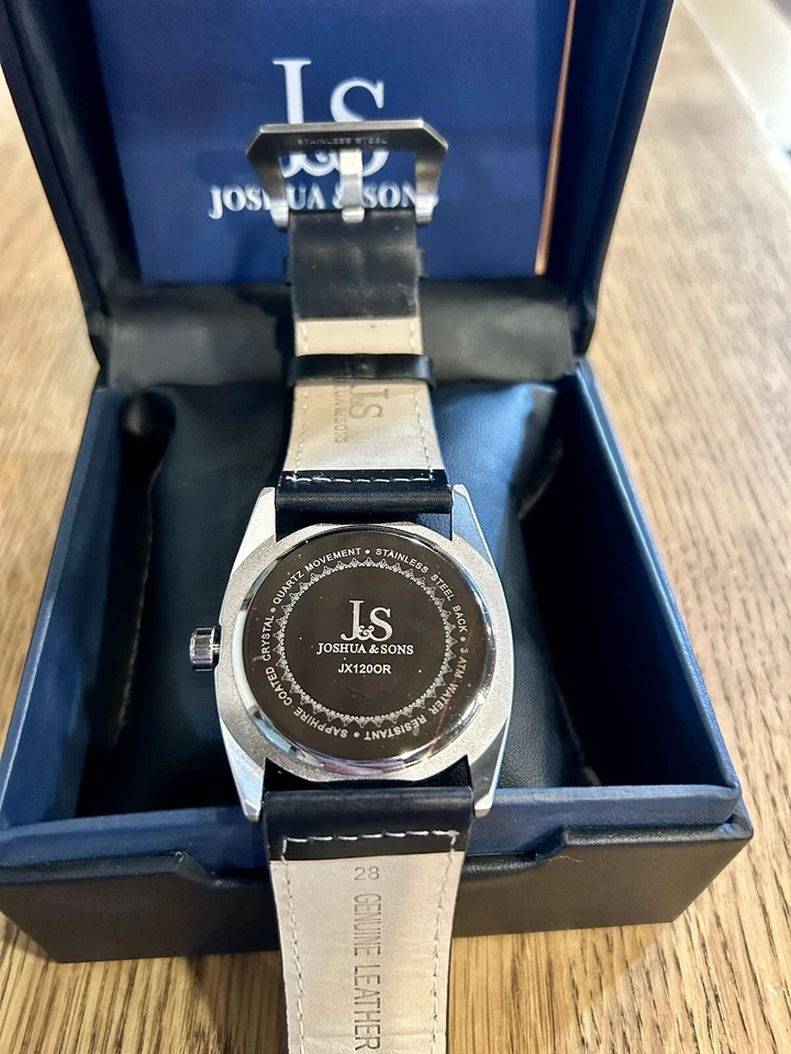 Joshua & Sons Imperial Tonneau Estuche Engranaje Bisel 44mm Foto 2 de 4