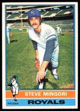 1976 Topps Steve Mingori Kansas City Royals #541