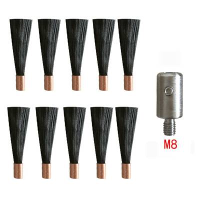 M8 Polishing Brush Head Set for Stainless Steel Weld Bead Processor Cleaner