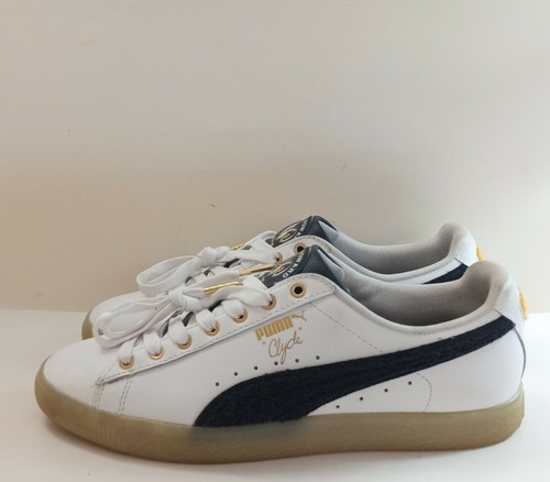 puma clyde black leather