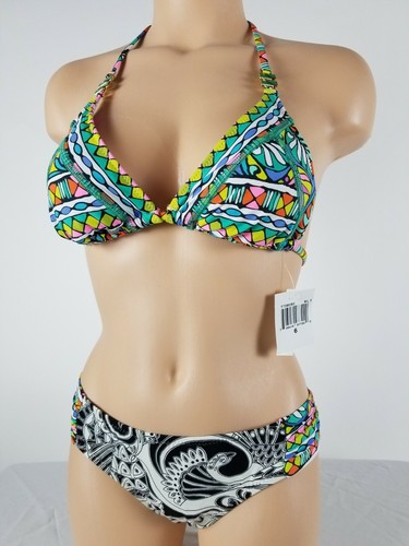 Trina Turk Women's Swimwear 2 PC Bikini Top Bottom Swimsuit Size 6, 8 - Picture 8 of 8