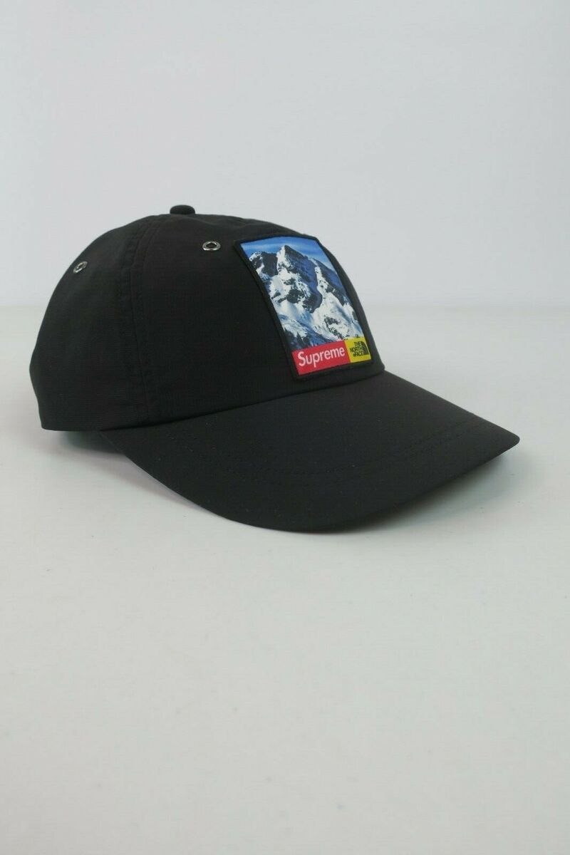 Supreme X The North Face? Mountain Black 6 Panel Cap Hat Supreme X The North Face? Mountain Black 6 Panel Cap Hat