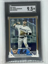 2023 Topps Jordan Groshans Gold /2023 SGC 9.5 🔥 HOT!! Marlins RC Rookie!! SP