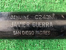 SAN DIEGO PADRES JAVIER GUERRA GAME USED BASEBALL BAT