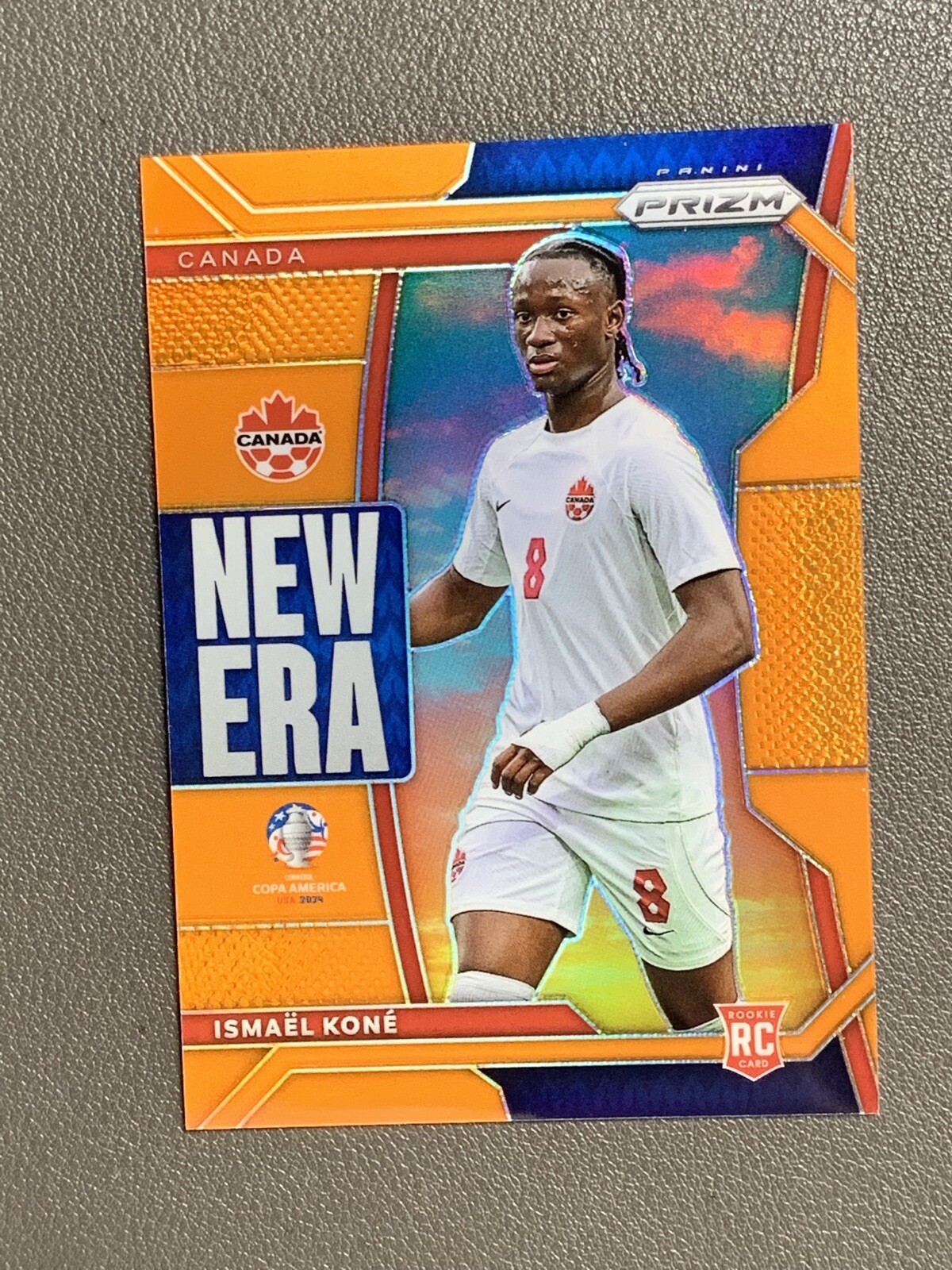 2024 PRIZM CONMEBOL COPA AMERICA ISMAEL KONE RC Orange /25 Canada New ERA